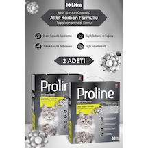 Proline Aktif Karbon Tanecikli Kedi Kumu 2x10 L