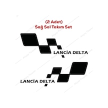 Delta Kapı Altı Sticker Lancia Delta Sticker Lancia Oto Sticker