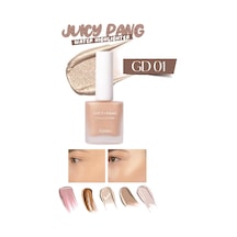 Şampanya Tonlu Likit Aydınlatıcı Parlak Görünüm Sunan Apieu Juicy Pang Highlighter Champaigne Gd01 Çok Renkli