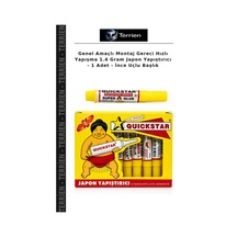 Genel Amaçlı Montaj Gereci Hızlı Yapışma 1.4 Gram Japon Yapıştırıcı - 1 Adet - İnce Uçlu Başlık