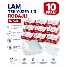 Lam - Tek Yüzey 1/3 Rodajlı 50 Adet 10 Paket