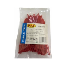 Frt Kırmızı 2,5x100 Kablo Bağı