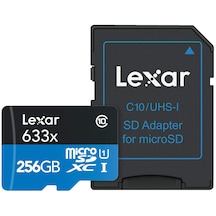 Lexar 256Gb 633X  Microsdxc Uhs-I High Speed With Adapter