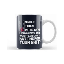 Single Taken Or In The Gym Inspiration Kupa Bardak Porselen Karışık