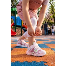 Pepino 2205 Anatomik Helogram Desenli Figürlü Kız Çocuk Spor Ayakkabı Pudra