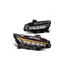 Autogp Honda Civic Fc5 İçin Uyumlu Matrix Ön Far Lambası 2016-2021