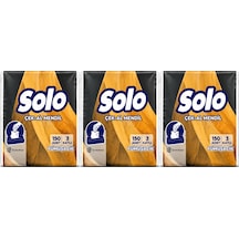 Solo Çek-al Mendil 3 Adet 150'li 3 Katlı Yumuşak Mendil