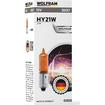 Hy21 Civalı Mercekli Amber Sarı 12v 21w (10 Adet) - Wolfram 25137