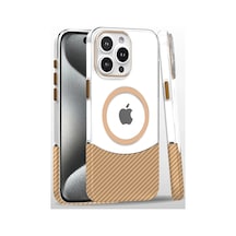 Joko Apple Uyumlu iPhone 16 Pro Carbon Puzzle Magsafe Kapak - Desert 0.2M-Çok Renkli