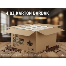 Bencup 4 Oz 100 Ml Karton Bardak, 2000 Adet, Ekonomik Koli, Espresso - Türk Kahvesi, Mini Boy 2000