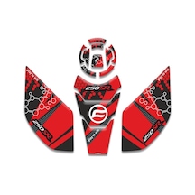 Cfmoto 250sr Uyumlu Tank Pad Set 2021-2026 04 Diğer