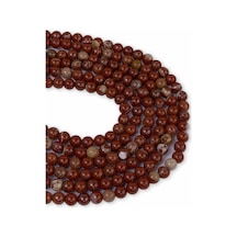 6 Mm Kırmızı Jasper Taşı Dizi Çok Renkli