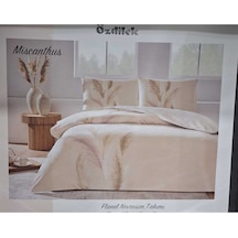 Özdilek Ranforce Çift Kişilik Kışlık Nevresim Takımı Miscanthus Krem Bej