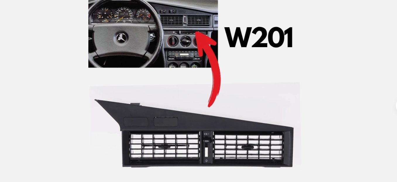 Mercedes Uyumlu W201 190 190e 190d Havalandırma Çerçevesi Izgara Gösterge Paneli