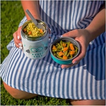 Bblüv Food Mama Termosu ve Kaşık Yeşil