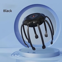 Fochsia 3 Mod Radyo Elektrikli Kafa Masaj Aleti, 8 Parmaklı Şık Ve Hediye Siyah Siyah