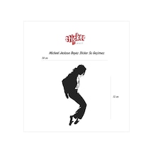 Michael Jackson Beyaz Renk Sticker