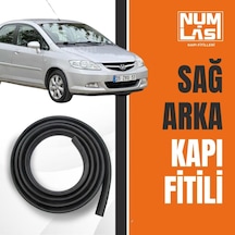 Honda City 2006-2008 Sağ Arka Kapı Fitili-a Kalite-numlas-nm6079