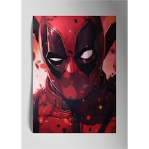 Deadpool Marvel - Metal Poster Tablo, Premium Sanat