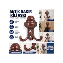 Dolap Askısı Bakır Renk Kahverengi - 922681868 Kahverengi