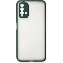 Xiaomi Redmi 9t Uyumlu Kılıf Montreal Silikon Kapak - Yeşil