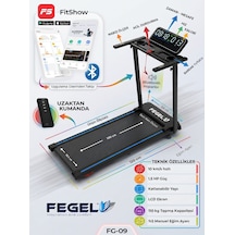 FG-09 FitShow Uygulama Destekli Manuel Eğimli Koşu Bandı