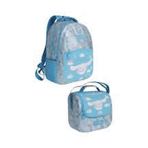 Cinnamoroll Temalı Lisanslı Premium 2'li Okul Seti Sırt Çantası-beslenme Çantası -çok Renkli