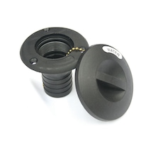 Tekne ve Karavan Dolum Kapağı Siyah Dolum Ağzı 38mm İtalyan