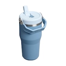 The Iceflow Flip Straw Pipetli Termos Bardak 0,60 Lt-10-13425-045 Açık Beyaz