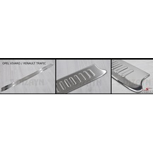 S-dizayn Renault Trafic Krom Arka Tampon Eşiği Dar Model 2001-2014 A+ Kalite