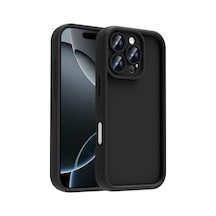 Apple Uyumlu iPhone 16 Pro Max Kılıf Esnek Ve Yumuşak Dokulu Telefonu Çizmeyen Soft Silikon Kapak Royal Case/ananas Siyah