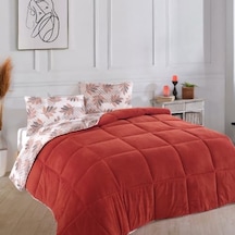 Formeya Çift Kişilik Lüx Wellsoft Yorgan Çift Taraflı Yastık Kılıflı 195x215 Cm Yorgan + Yastık Kılıfı Set Turuncu Sku: Smg8690010224071 0