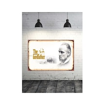 The Godfather 20x30 Cm Retro Ahşap Tablo Çok Renkli - 743297065 Çok Renkli