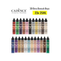 3d Boncuk Boya 23 Lü Set - Boyutlu Boya 25 Ml X 23 Adet Karışık Karışık