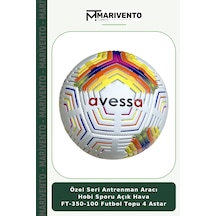 Özel Seri Antrenman Aracı Hobi Sporu Açık Hava Ft-350-100 Futbol Topu 4 Astar Çok Renkli