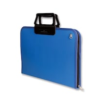 Faber-Castell 28x38 Cm Mavi Proje Çantası,Geniş İç Hacim, Ergonomik Taşıma Askılığı, PP Malzeme