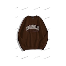 Y2K Unisex Los Angeles Bisiklet Yaka Sweatshirt Kod 1833 Y2K Unisex Los Angeles Bisiklet Yaka Sweatshirt Kod 1833
