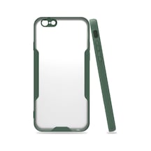 iPhone Uyumlu 6 Kılıf Platin Silikon - Yeşil