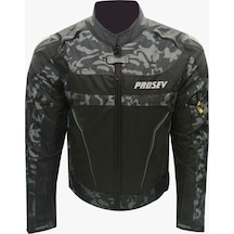Prosev 18609 4 Mevsim Hörgüçlü Motosiklet Montu (Kamuflaj Desen)