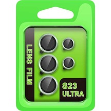 Galaxy S23 Ultra Raze Metal Kamera Lens - Yeşil