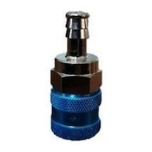 BİLYELİ MAVİ-BEYAZ HAVA STOPER GÖVDE 8 mm HORTUM UÇLU