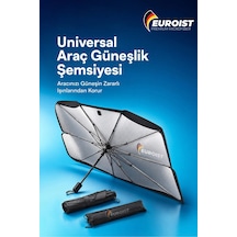 Katlanabilir Araba Ön Cam Güneşlik Şemsiye 140x79 Cm Uv Koruyucu Oto Gölgelik 1 Adet Çok Renkli