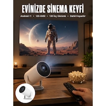 Usb Ve Kablosuz Bağlantı Özellikli 5000 Saat Ampul Ömürlü Projeksiyon Yeni Nesil - Lisinya