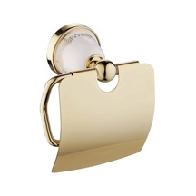 Fause Kapaklı Tuvalet Kağıtlık Pandora Altın Gold 16.5 x 12.2 x 11.2 CM