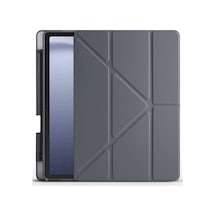 Pad X9 11.5 Kılıf Kalemlikli Mars Tablet Kılıfı - Koyu Gri Arka Kapak