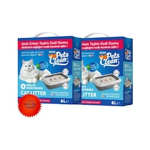 Pet's Clean Klinik Kedi Kumu 6lt 2'li