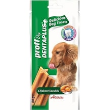 Proff Dog Dentaplus 4'lü Tavuklu Köpek Ödül Çubuğu 80 G
