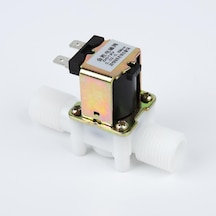 12V DC NC Plastik Su Solenoid Vana - 1/2"