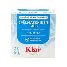 Klar Eco Sensitive Bulaşık Makinesi Deterjanı 25 Tablet