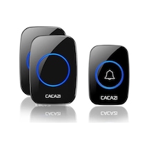 Cacazi 2 Alıcılı 1 Buton Kablosuz Kumandalı Kapı Zili